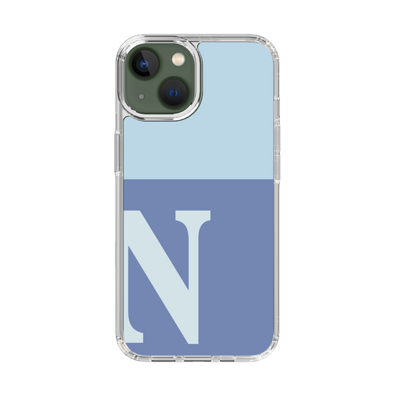 Slim Protection Case［ Original - initial two tone - N blue ］