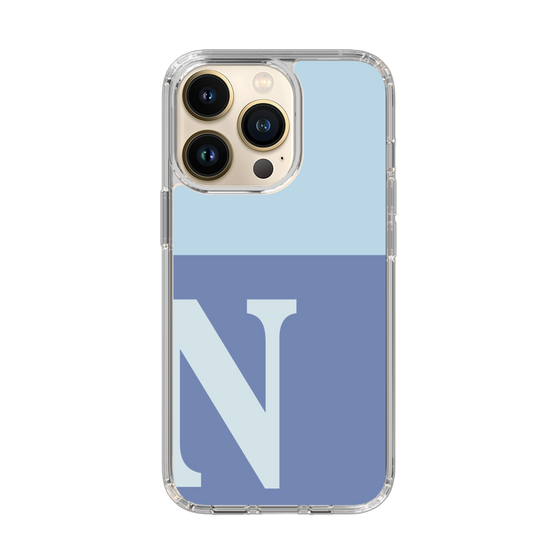 Slim Protection Case［ Original - initial two tone - N blue ］