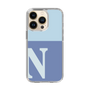 Slim Protection Case［ Original - initial two tone - N blue ］