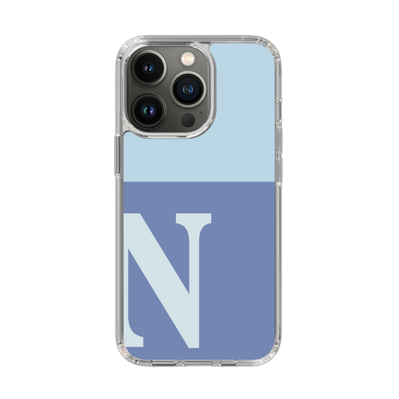 Slim Protection Case［ Original - initial two tone - N blue ］