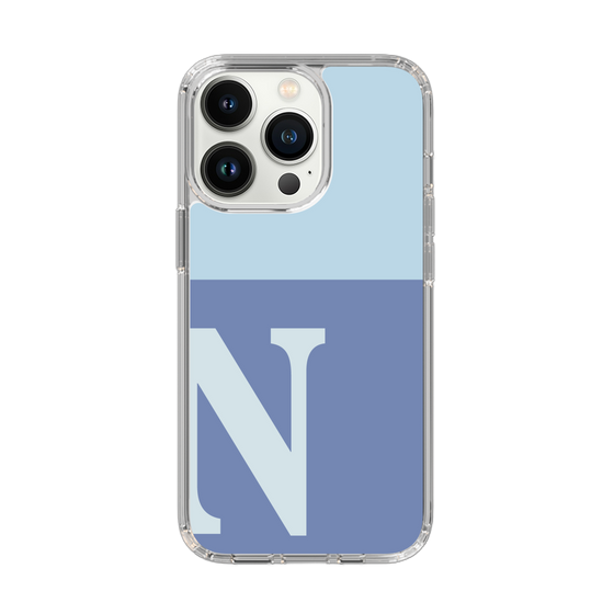 Slim Protection Case［ Original - initial two tone - N blue ］