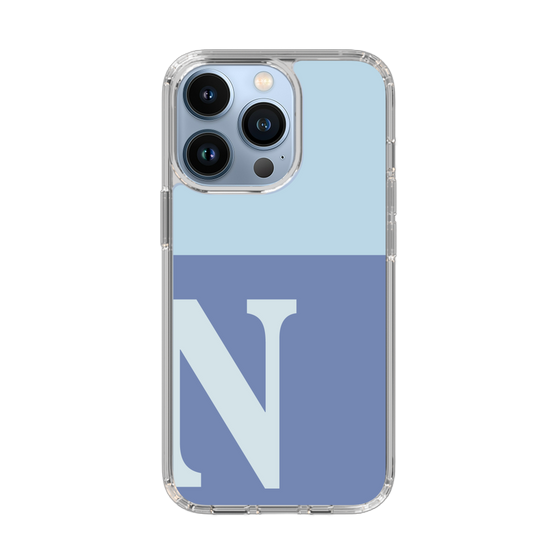 Slim Protection Case［ Original - initial two tone - N blue ］