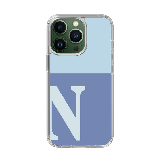Slim Protection Case［ Original - initial two tone - N blue ］