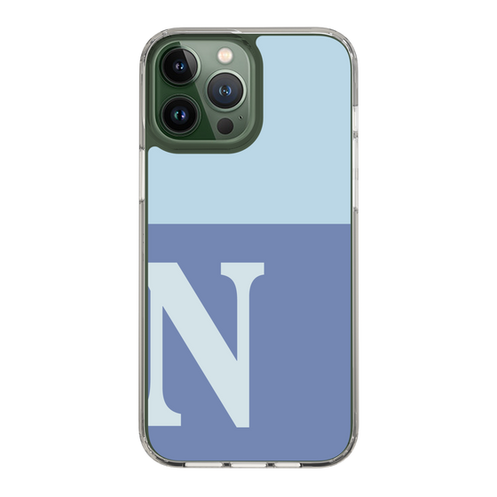 Slim Protection Case［ Original - initial two tone - N blue ］