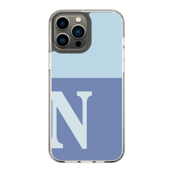 Slim Protection Case［ Original - initial two tone - N blue ］