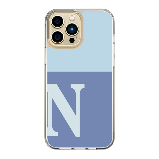 Slim Protection Case［ Original - initial two tone - N blue ］