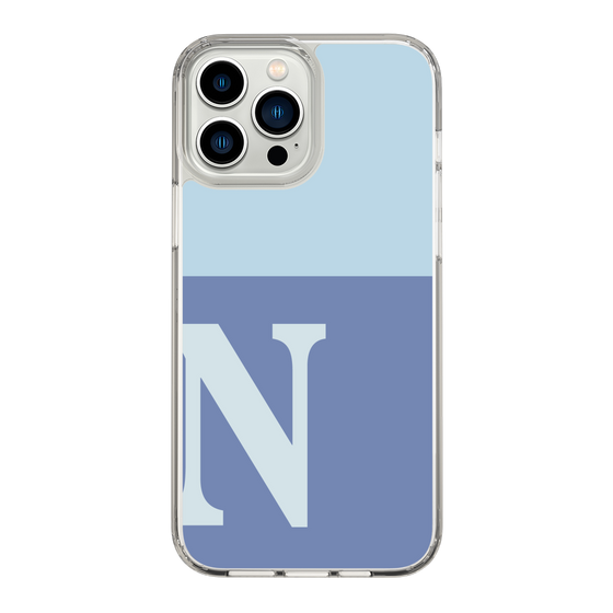 Slim Protection Case［ Original - initial two tone - N blue ］