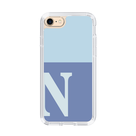Slim Protection Case［ Original - initial two tone - N blue ］