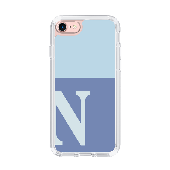 Slim Protection Case［ Original - initial two tone - N blue ］