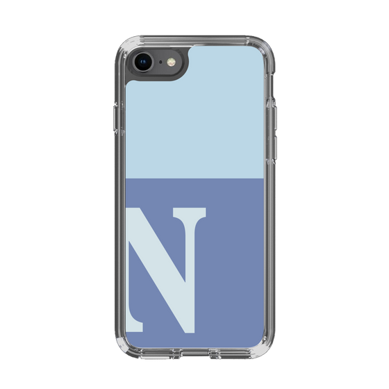 Slim Protection Case［ Original - initial two tone - N blue ］