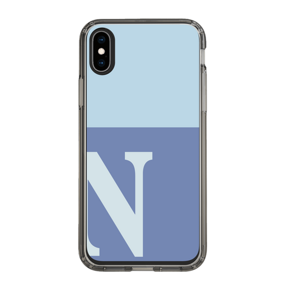 Slim Protection Case［ Original - initial two tone - N blue ］