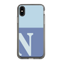 Slim Protection Case［ Original - initial two tone - N blue ］