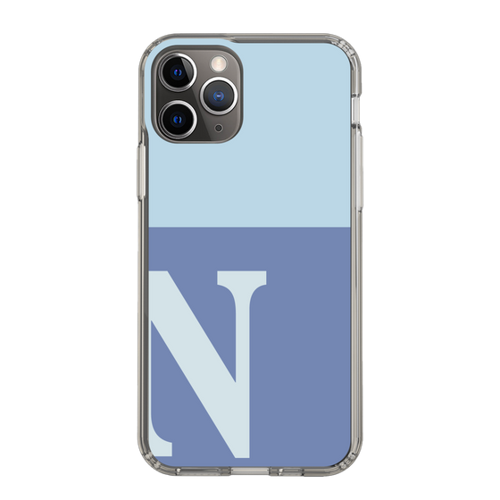 Slim Protection Case［ Original - initial two tone - N blue ］