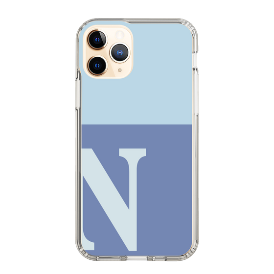 Slim Protection Case［ Original - initial two tone - N blue ］