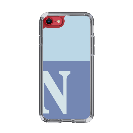 Slim Protection Case［ Original - initial two tone - N blue ］