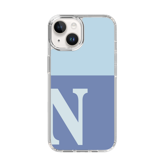 Slim Protection Case［ Original - initial two tone - N blue ］