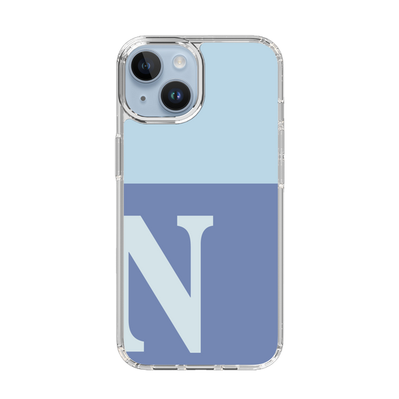 Slim Protection Case［ Original - initial two tone - N blue ］