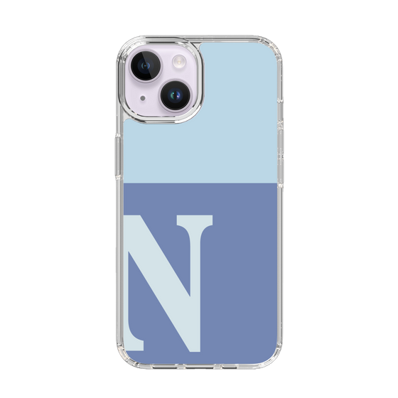 Slim Protection Case［ Original - initial two tone - N blue ］