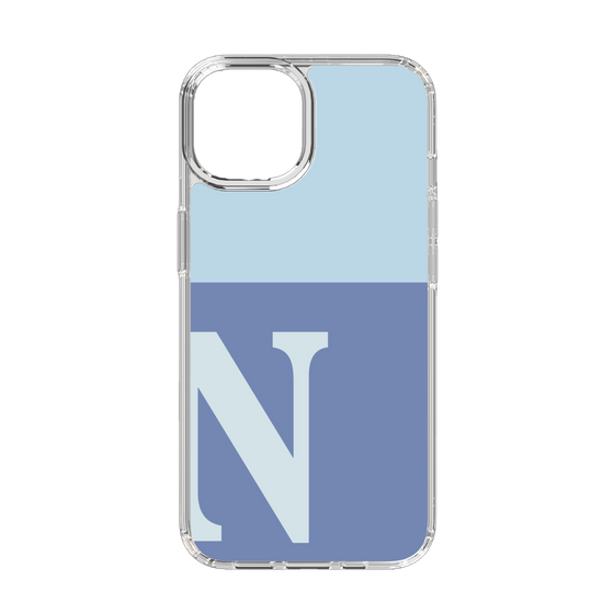 Slim Protection Case［ Original - initial two tone - N blue ］