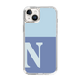 Slim Protection Case［ Original - initial two tone - N blue ］