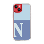 Slim Protection Case［ Original - initial two tone - N blue ］