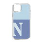 Slim Protection Case［ Original - initial two tone - N blue ］