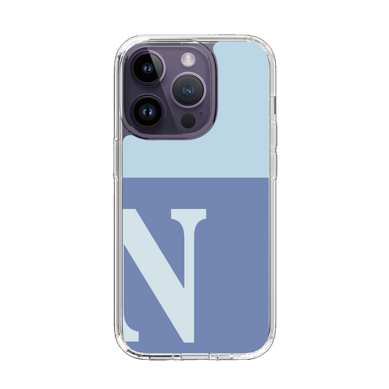Slim Protection Case［ Original - initial two tone - N blue ］