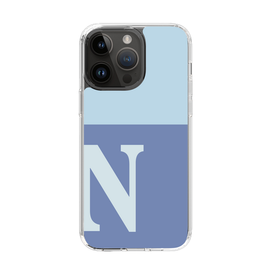 Slim Protection Case［ Original - initial two tone - N blue ］
