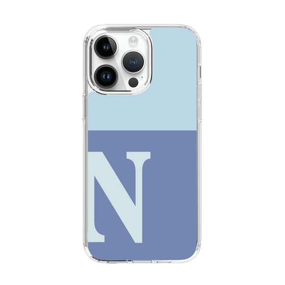 Slim Protection Case［ Original - initial two tone - N blue ］