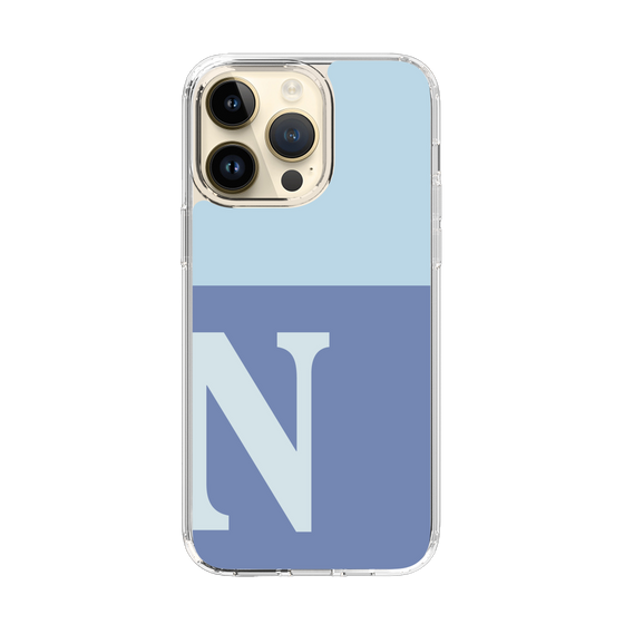 Slim Protection Case［ Original - initial two tone - N blue ］