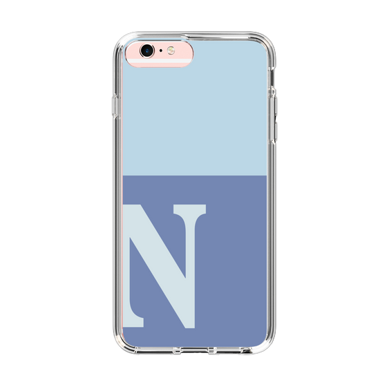 Slim Protection Case［ Original - initial two tone - N blue ］