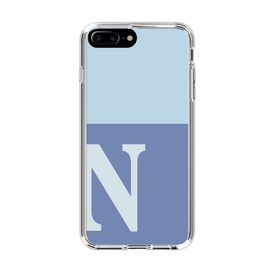 Slim Protection Case［ Original - initial two tone - N blue ］