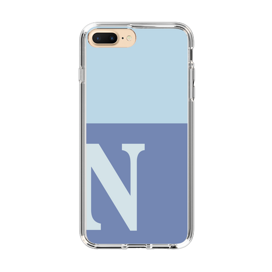 Slim Protection Case［ Original - initial two tone - N blue ］