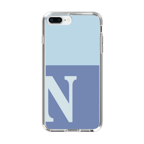 Slim Protection Case［ Original - initial two tone - N blue ］
