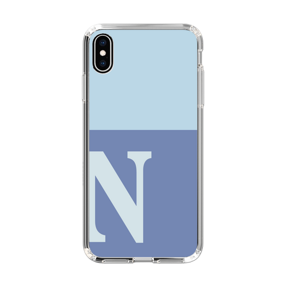 Slim Protection Case［ Original - initial two tone - N blue ］