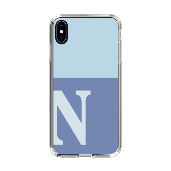 Slim Protection Case［ Original - initial two tone - N blue ］