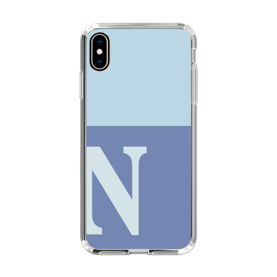 Slim Protection Case［ Original - initial two tone - N blue ］