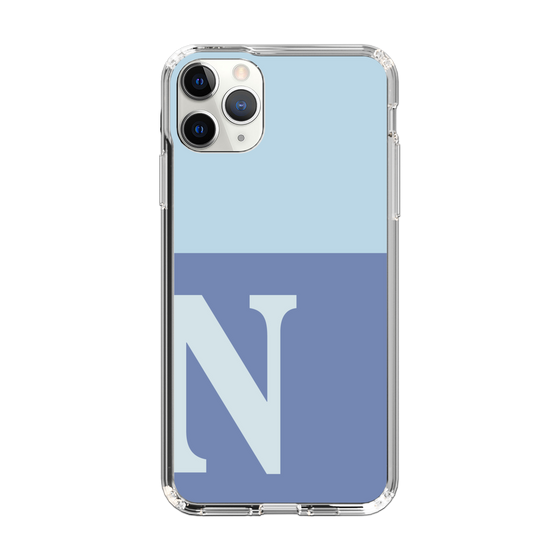 Slim Protection Case［ Original - initial two tone - N blue ］