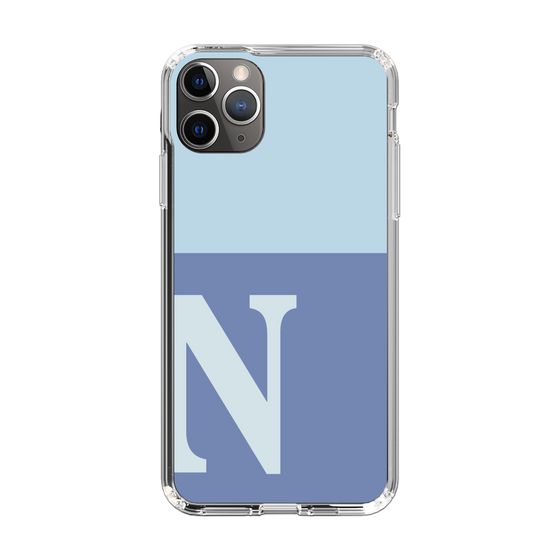 Slim Protection Case［ Original - initial two tone - N blue ］