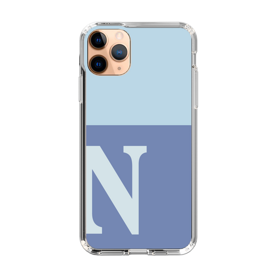 Slim Protection Case［ Original - initial two tone - N blue ］