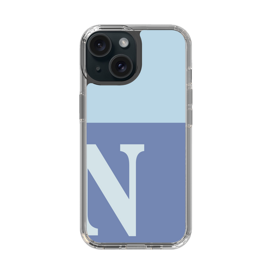 Slim Protection Case［ Original - initial two tone - N blue ］