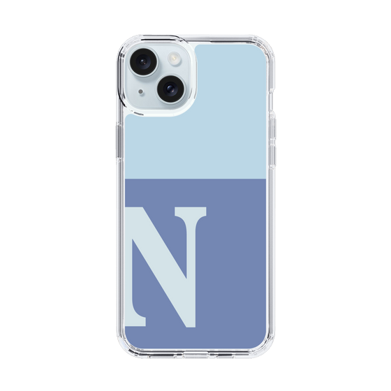 Slim Protection Case［ Original - initial two tone - N blue ］