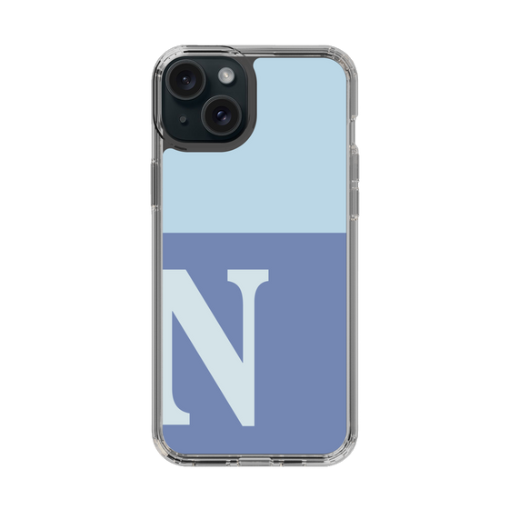 Slim Protection Case［ Original - initial two tone - N blue ］