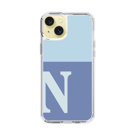 Slim Protection Case［ Original - initial two tone - N blue ］