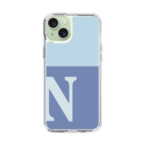 Slim Protection Case［ Original - initial two tone - N blue ］
