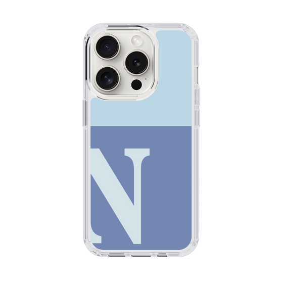 Slim Protection Case［ Original - initial two tone - N blue ］