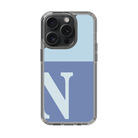 Slim Protection Case［ Original - initial two tone - N blue ］