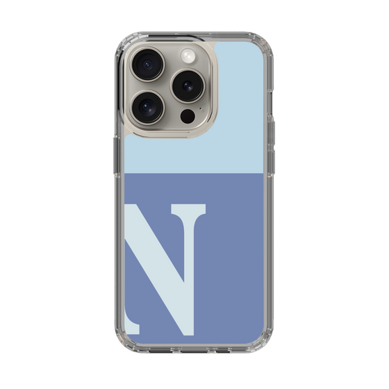 Slim Protection Case［ Original - initial two tone - N blue ］