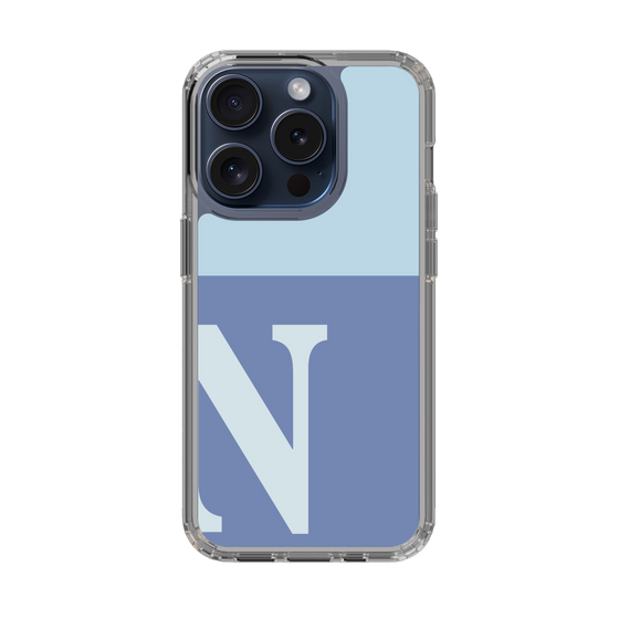 Slim Protection Case［ Original - initial two tone - N blue ］