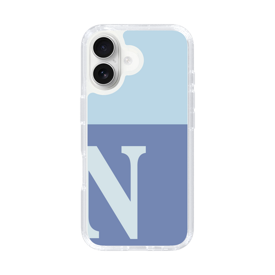 Slim Protection Case［ オリジナル - initial two tone - N blue ］